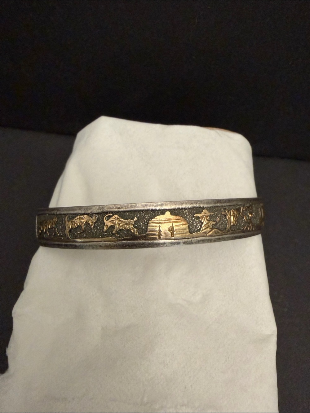 Navajo Storyteller Cuff Bracelet